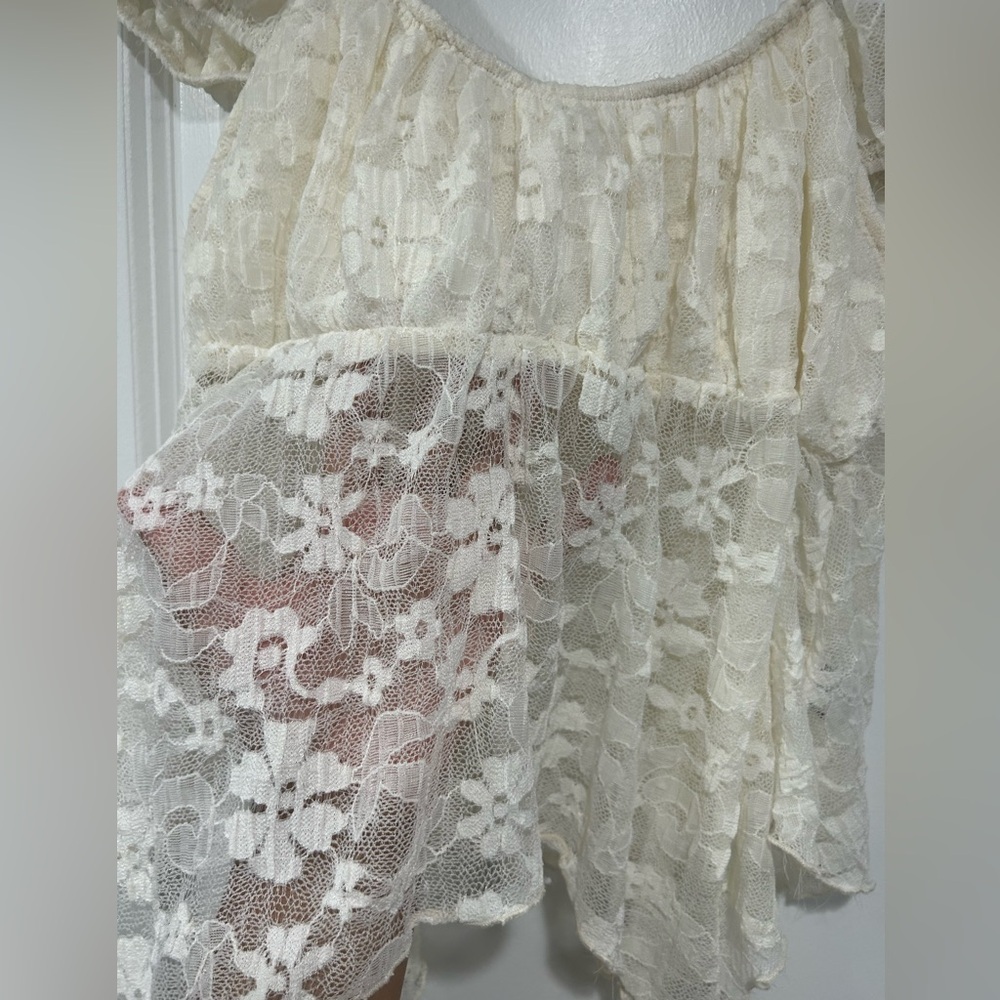 Fairycore/Cottagore fully laced top - Picture 5 of 7